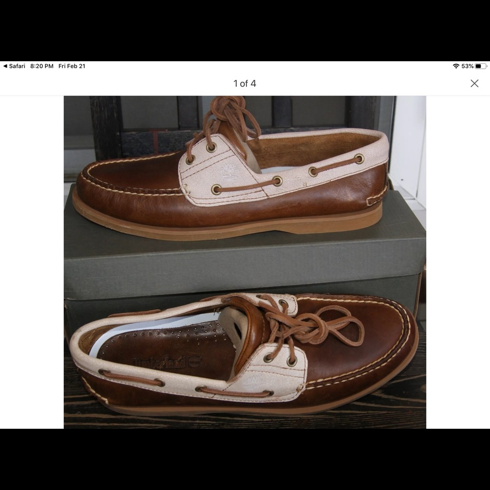 Men’s CUSTOM Timberland Classic Boat LOAFER 2eye Brown